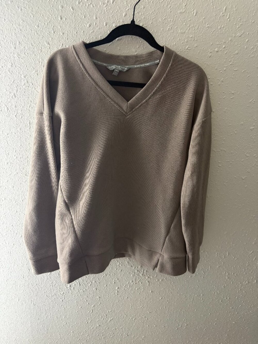 Marc Jacobs Brown Heavyweight V-Neck Sweater Size Medium